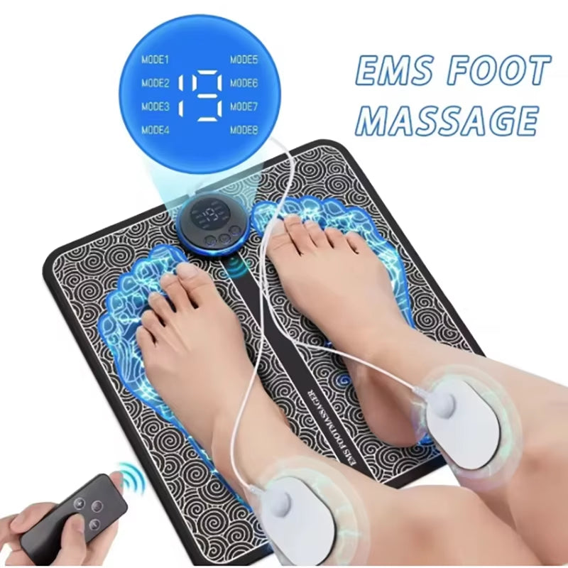 Electric Foot Massager Pad Muscle Massage Relaxation Trainer for Massage Fitness Outdoor Sport Home Family Relax