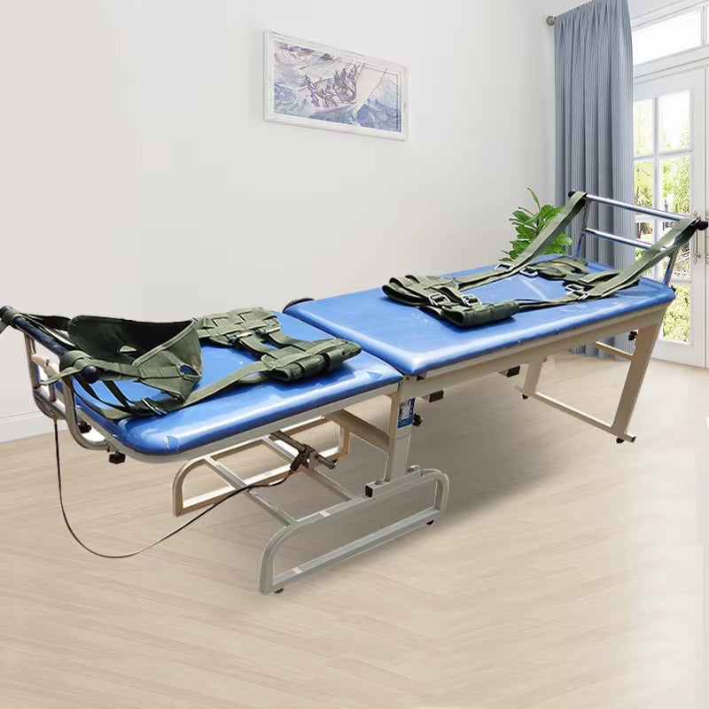High Quality Folded Orthopedic Lumbar Spinal Traction Bed Hot Selling Metal Table Traction Device