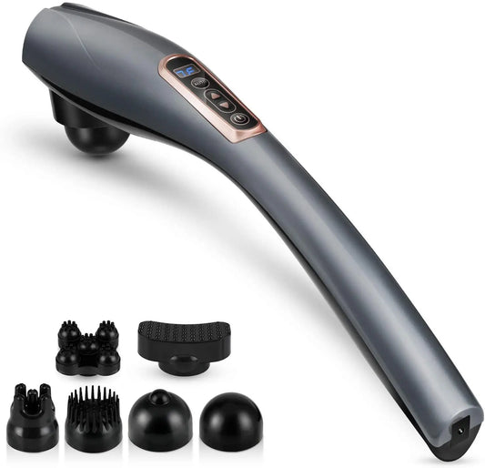 Cordless Rechargeable Portable Handy Electric Massage Machine Full Body Infrared Handheld Percussion Hammer Massager