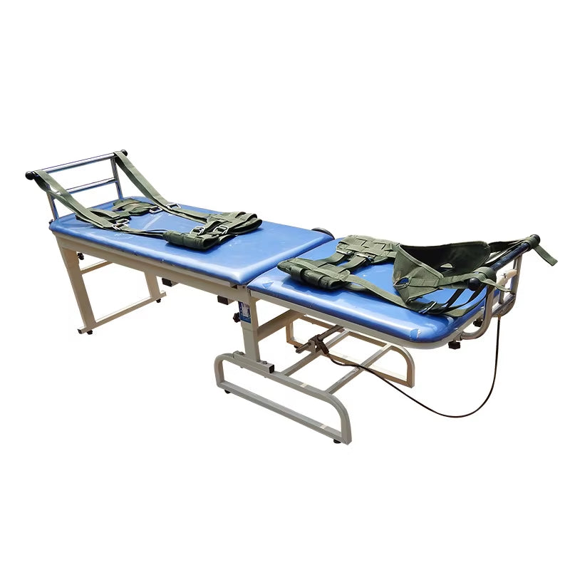 High Quality Folded Orthopedic Lumbar Spinal Traction Bed Hot Selling Metal Table Traction Device