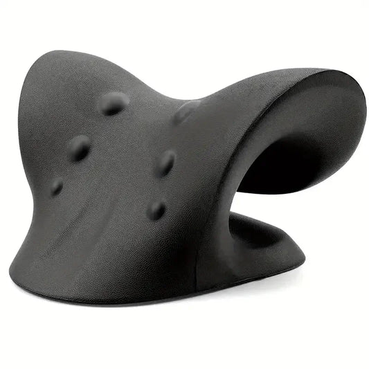 Neck Shoulder Stretcher Relaxer Cervical Spine Stretch Muscle Relaxation Traction Device Massage Pillow Correction Chiropractic