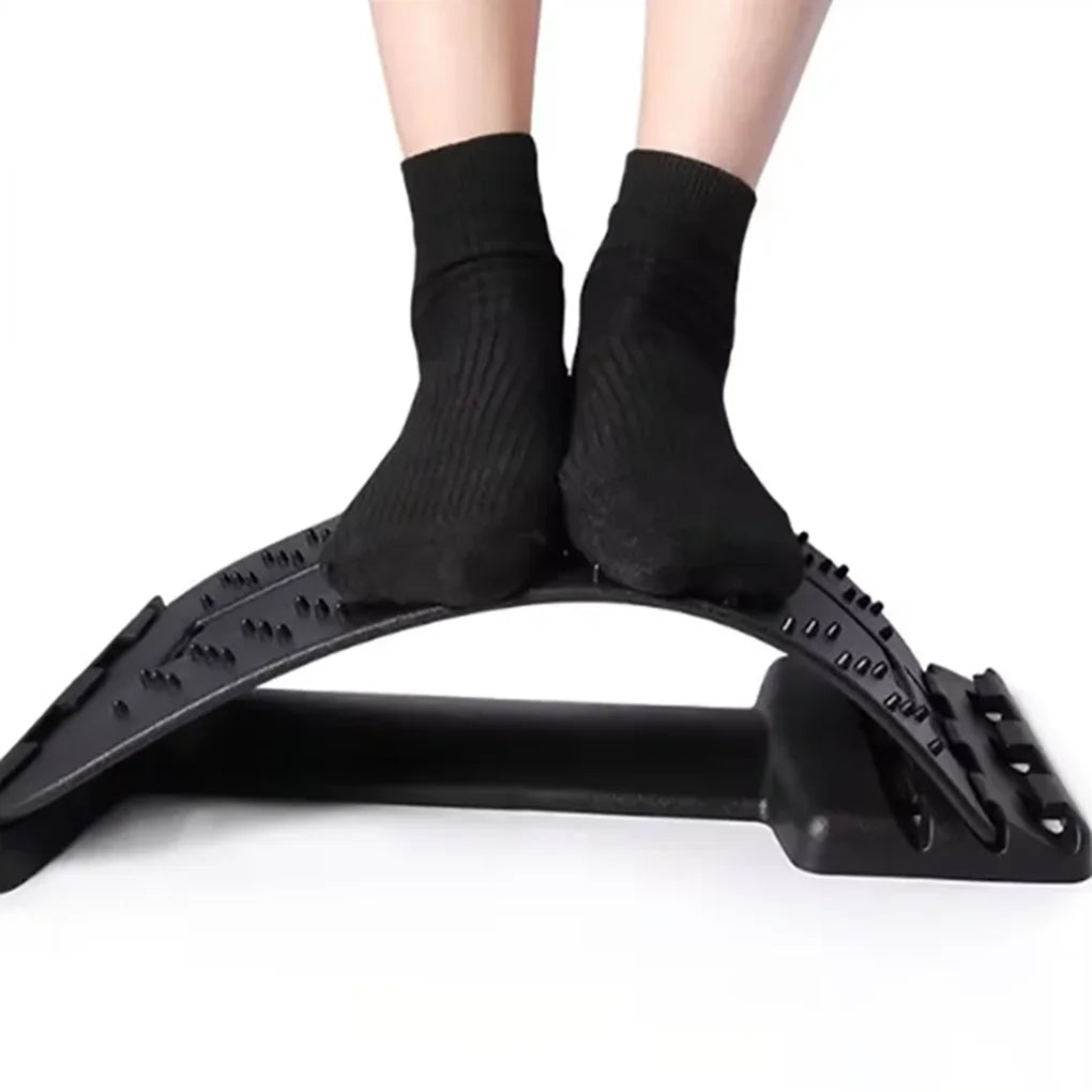 Back Stretcher for Back Pain Relief Multi-Level Back Cracker Board, Lower and Upper Back Support for Herniated Disc Fitness Yoga