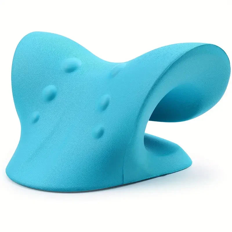 Neck Shoulder Stretcher Relaxer Cervical Spine Stretch Muscle Relaxation Traction Device Massage Pillow Correction Chiropractic
