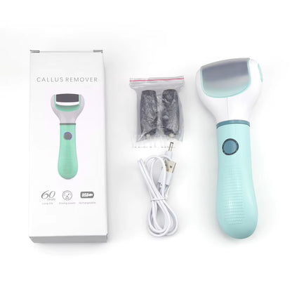 Electric Foot Grinder Auto Wireless Remove Dead Skin Calluses Cracks Hard Cracked Skin Pedicure Tool Waterproof Foot Cleaner