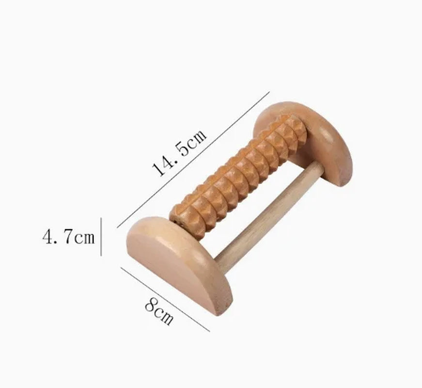 Wooden Massager Body Back Wooden Foot Roller, Foot Massager for Plantar Fasciitis, Stress Relief, Relaxation