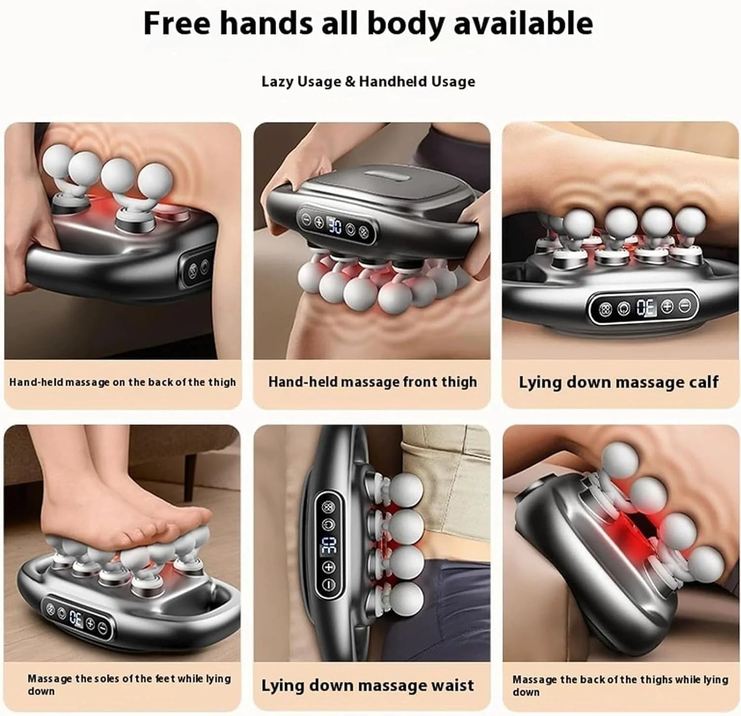 Electric Deep Tissue Massager, 16 Head Full Body Electric Muscle Massager
